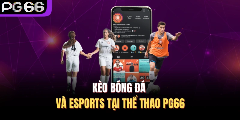 Kèo bóng đá và eSports tại thể thao PG66